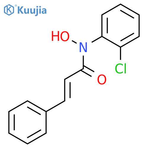 2-Propenamide, N-(2-chlorophenyl)-N-hydroxy-3-phenyl- structure