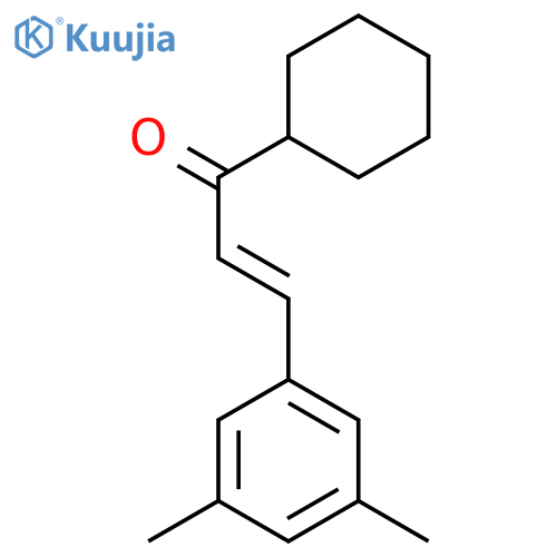2-Propen-1-one, 1-cyclohexyl-3-(3,5-dimethylphenyl)- structure