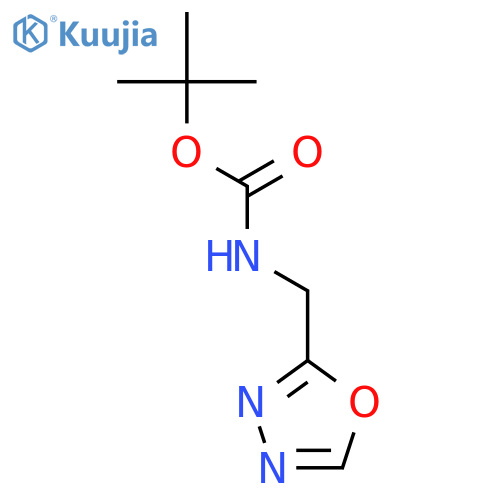 Carbamic acid,(1,3,4-oxadiazol-2-ylmethyl)-, 1,1-dimethylethyl ester (9CI) structure
