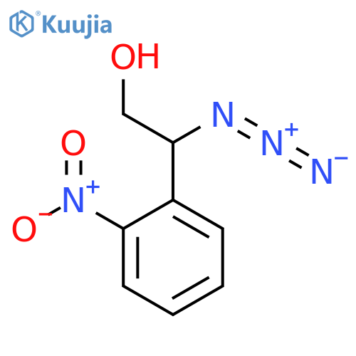 2-azido-2-(2-nitrophenyl)ethan-1-ol structure