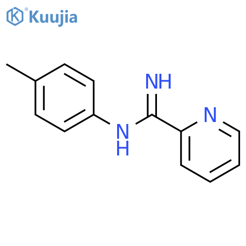 2-Pyridinecarboximidamide, N-(4-methylphenyl)- structure