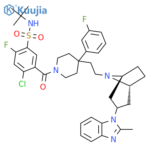 CCR5 antagonist 1 structure