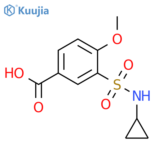 3-(Cyclopropylsulfamoyl)-4-Methoxybenzoic Acid structure