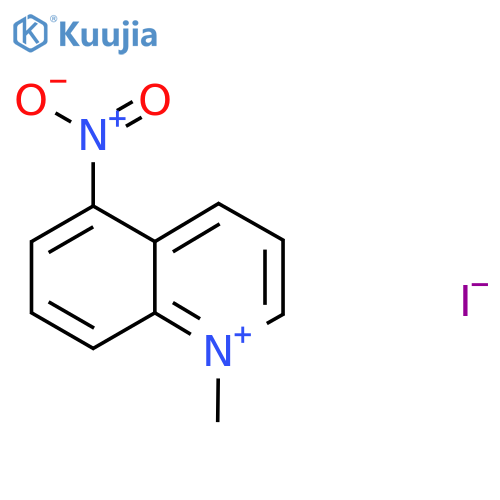 1-Methyl-5-nitroquinolin-1-ium iodide structure