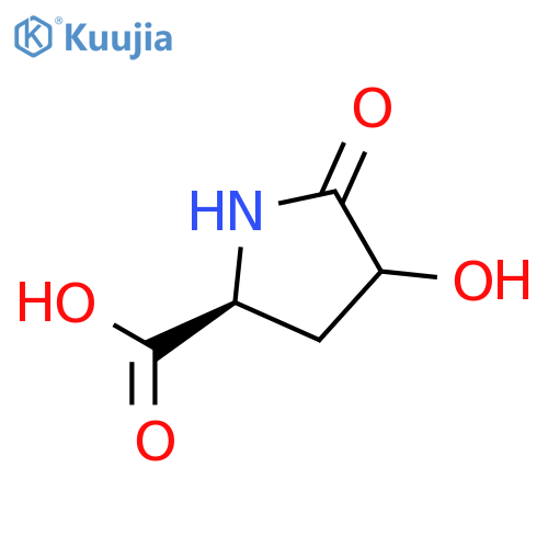 L-Proline,4-hydroxy-5-oxo- structure