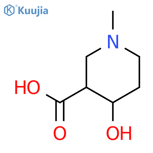 (3R,4R)-4-Hydroxy-1-methylpiperidine-3-carboxylic acid structure
