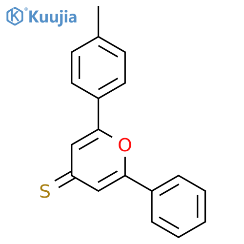 4H-Pyran-4-thione, 2-(4-methylphenyl)-6-phenyl- structure