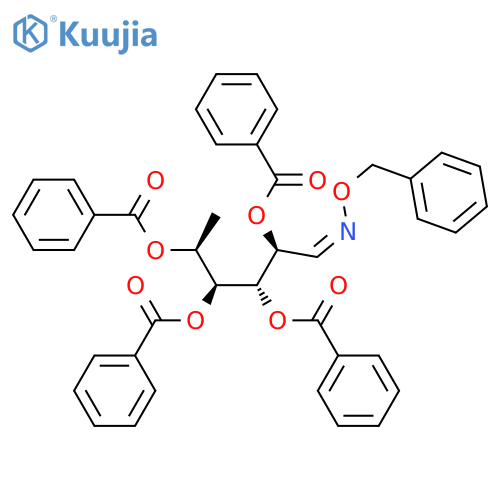 [(2S,3S,4S,5S,6Z)-3,4,5-Tribenzoyloxy-6-phenylmethoxyiminohexan-2-yl] benzoate structure