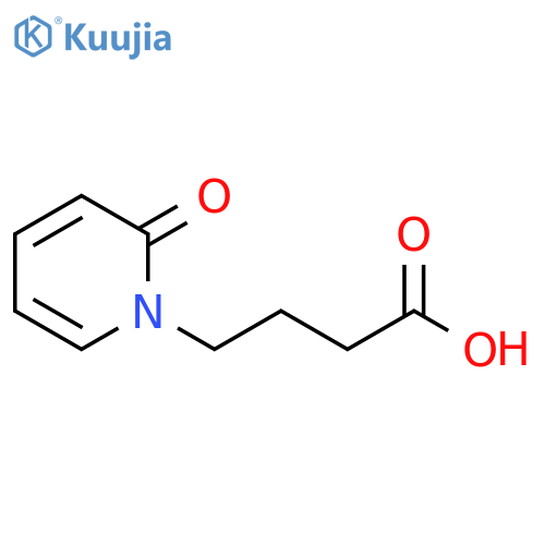 4-(2-oxo-1,2-dihydropyridin-1-yl)butanoic acid structure