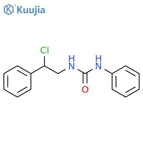 UREA, N-(2-CHLORO-2-PHENYLETHYL)-N'-PHENYL- structure