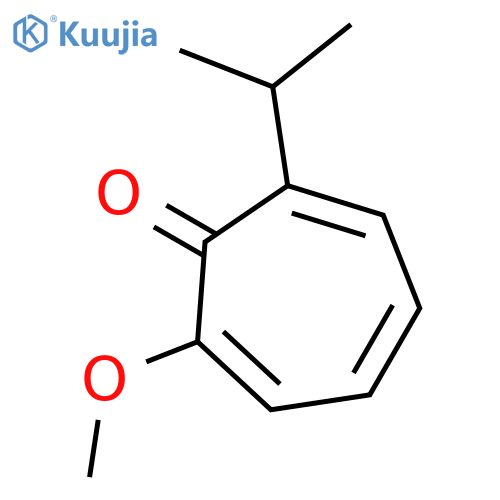 2,4,6-CYCLOHEPTATRIEN-1-ONE, 2-METHOXY-7-(1-METHYLETHYL)- structure