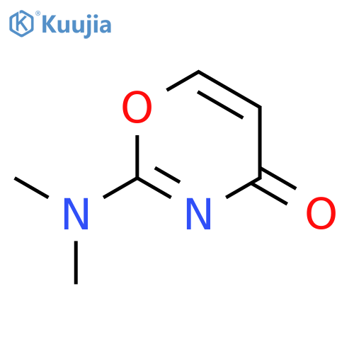 4H-1,3-Oxazin-4-one, 2-(dimethylamino)- structure
