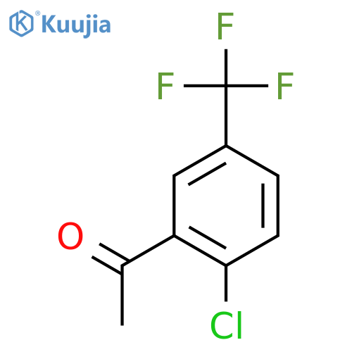 2'-Chloro-5'-(trifluoromethyl)acetophenone structure