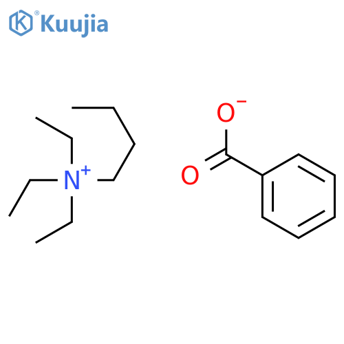 1-Butanaminium, N,N,N-triethyl-, benzoate structure