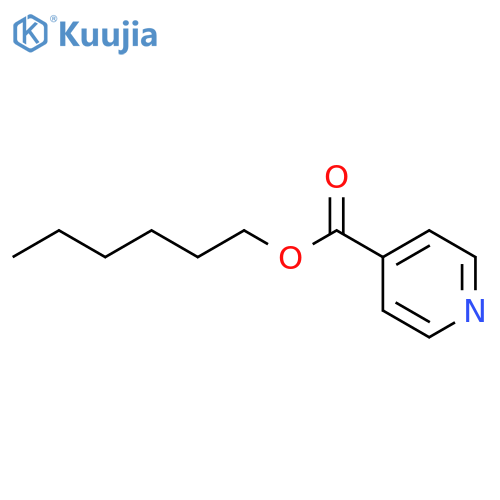 4-Pyridinecarboxylicacid, hexyl ester structure