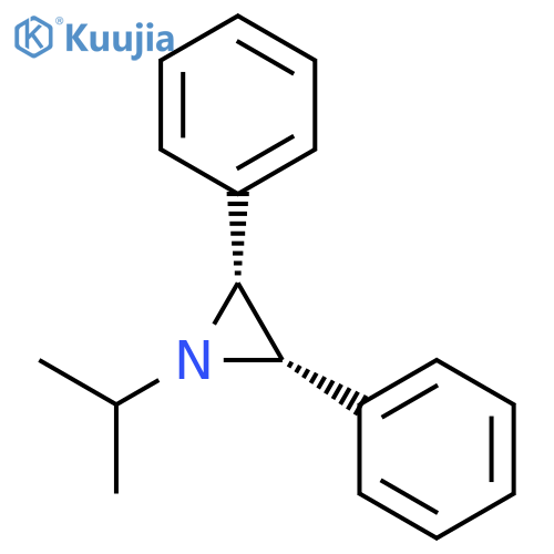 Aziridine,1-(1-methylethyl)-2,3-diphenyl-, (2R,3S)-rel- structure