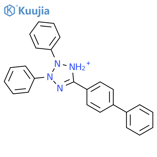 2H-TETRAZOLIUM, 5-[1,1'-BIPHENYL]-4-YL-2,3-DIPHENYL- structure