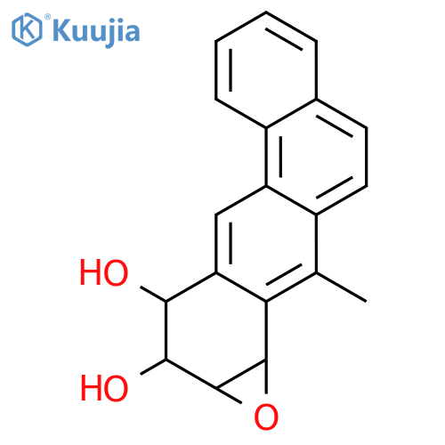 (1aR,2S,3R,11bS)-11-methyl-1a,2,3,11b-tetrahydrotetrapheno[8,9-b]oxirene-2,3-diol structure
