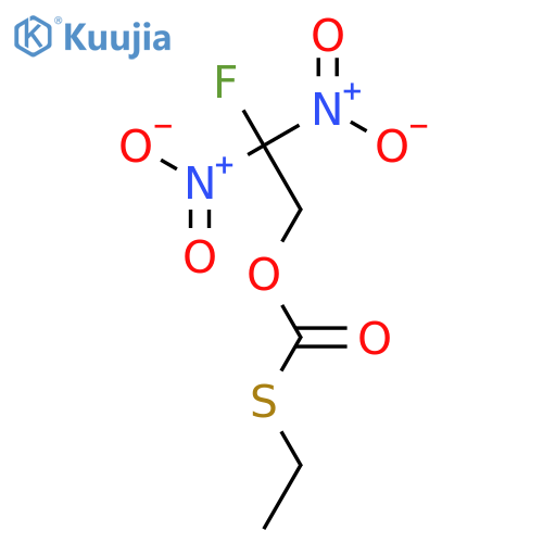 Carbonothioic acid,S-ethyl O-(2-fluoro-2,2-dinitroethyl) ester structure
