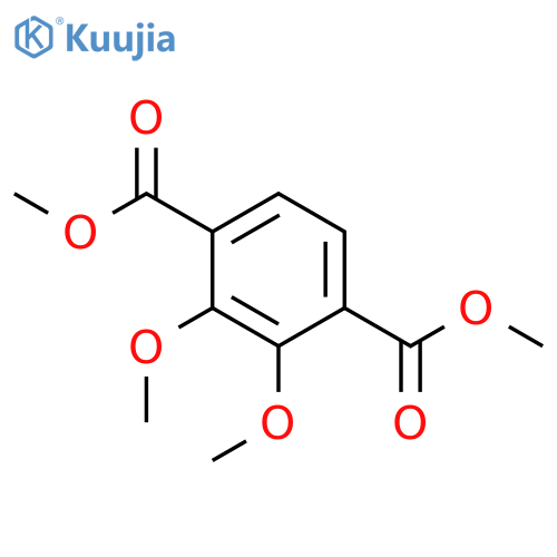 1,4-Benzenedicarboxylic acid, 2,3-dimethoxy-, dimethyl ester structure