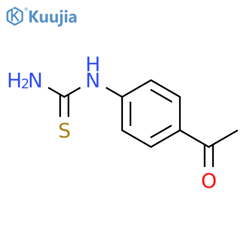 (4-Acetylphenyl)thiourea structure