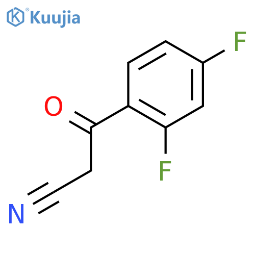 3-(2,4-Difluorophenyl)-3-oxopropanenitrile structure