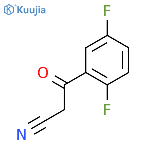 2,5-Difluorobenzoylacetonitrile structure