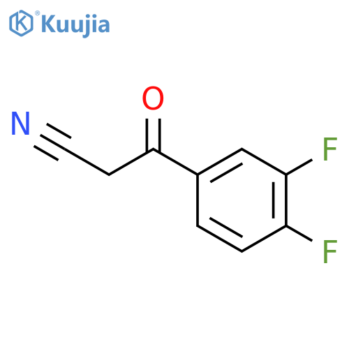 3,4-Difluorobenzoylacetonitrile structure