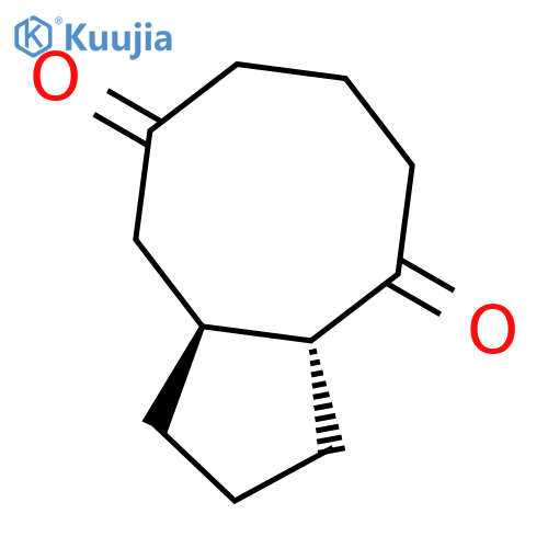 1H-Cyclopentacyclooctene-4,8(2H,5H)-dione, hexahydro-, trans- structure