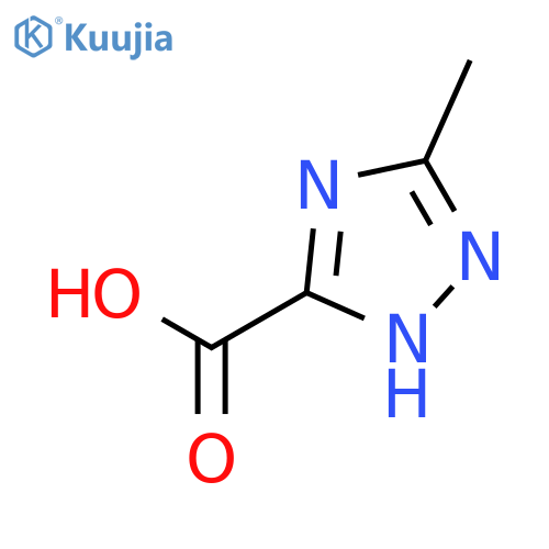 5-methyl-1H-1,2,4-triazole-3-carboxylic acid structure