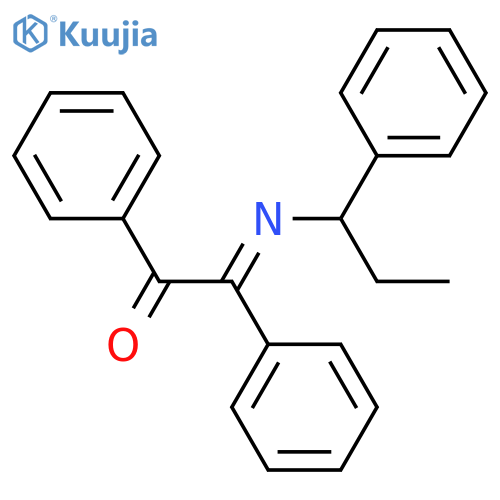 Ethanone, diphenyl[(1-phenylpropyl)imino]- structure