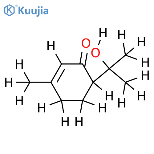 (+)-4S-7-hydroxypiperitone structure