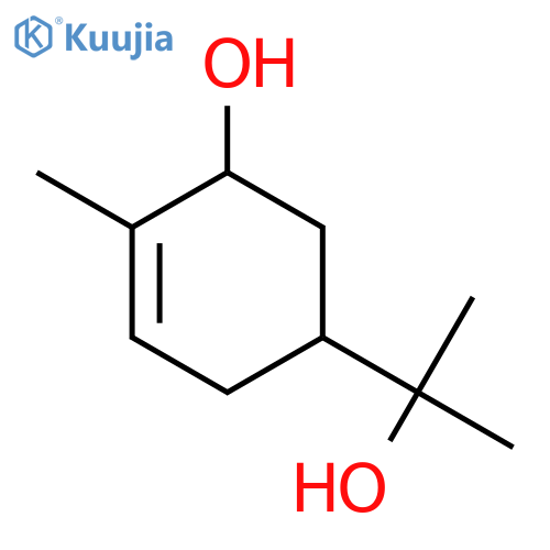 (1S,5R)-5-(2-hydroxypropan-2-yl)-2-methylcyclohex-2-enol structure