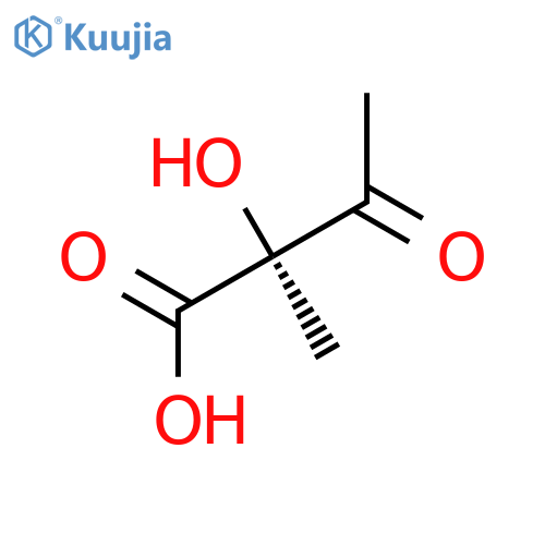 Butanoic acid,2-hydroxy-2-methyl-3-oxo-, (2S)- structure