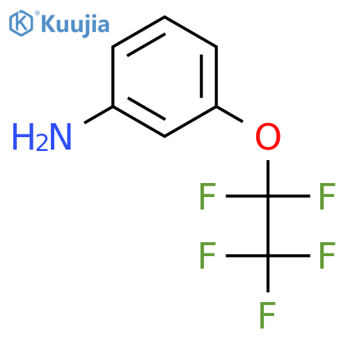 Benzenamine, 3-(pentafluoroethoxy)- structure
