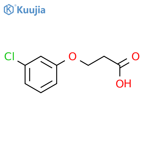3-(3-Chlorophenoxy)propanoic Acid structure