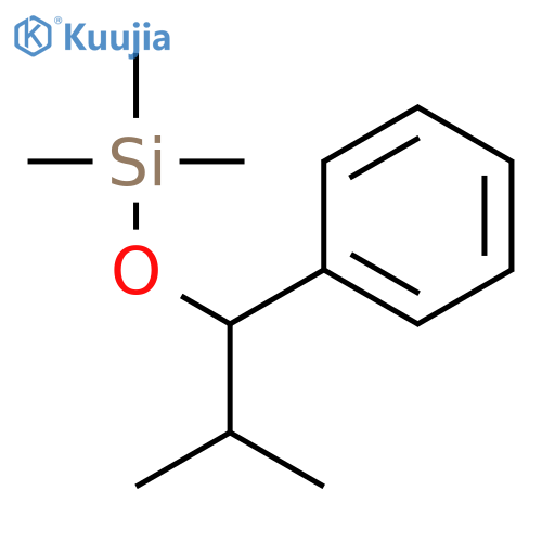Silane, trimethyl(2-methyl-1-phenylpropoxy)- structure