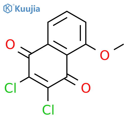 1,4-Naphthalenedione, 2,3-dichloro-5-methoxy- structure
