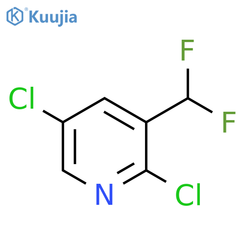 2,5-Dichloro-3-(difluoromethyl)pyridine structure