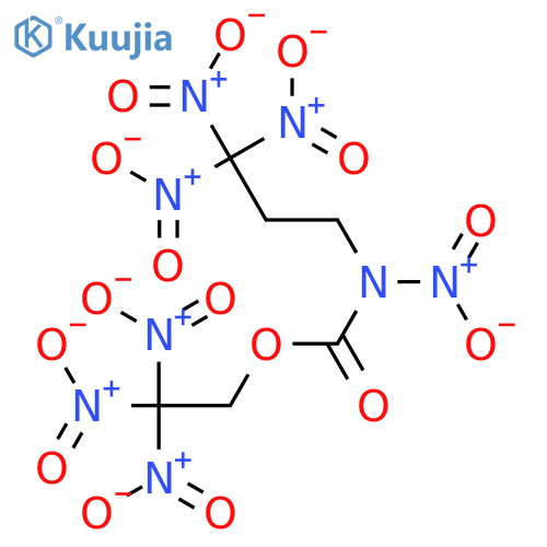 Carbamic acid, nitro(3,3,3-trinitropropyl)-, 2,2,2-trinitroethyl ester structure