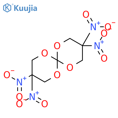 1,5,7,11-TETRAOXASPIRO[5.5]UNDECANE, 3,3,9,9-TETRANITRO- structure