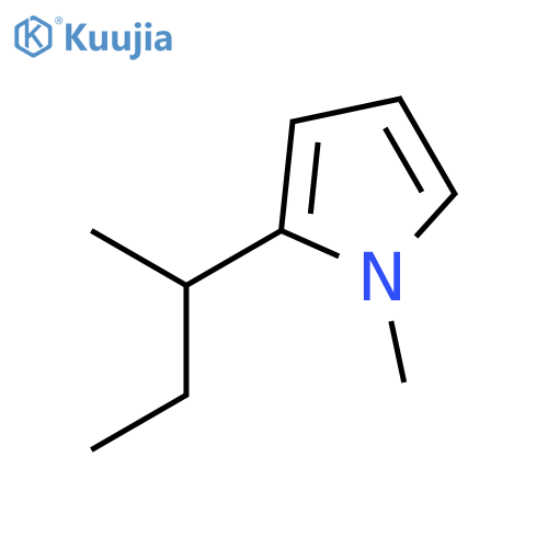 1H-Pyrrole, 1-methyl-2-(1-methylpropyl)- structure