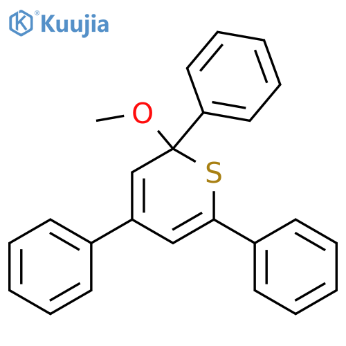 2H-THIOPYRAN, 2-METHOXY-2,4,6-TRIPHENYL- structure