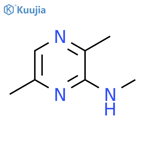 2-Pyrazinamine, N,3,6-trimethyl- structure