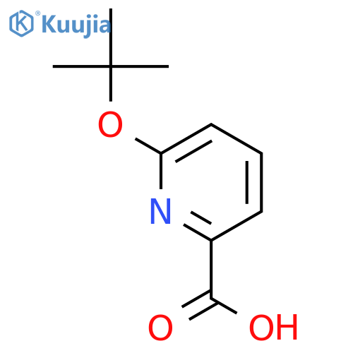 6-(tert-butoxy)pyridine-2-carboxylic Acid structure