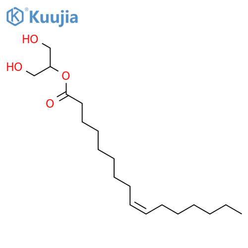 Glycerol 2-alkanoates; Glycerol 2-(9Z-hexadecenoate) structure