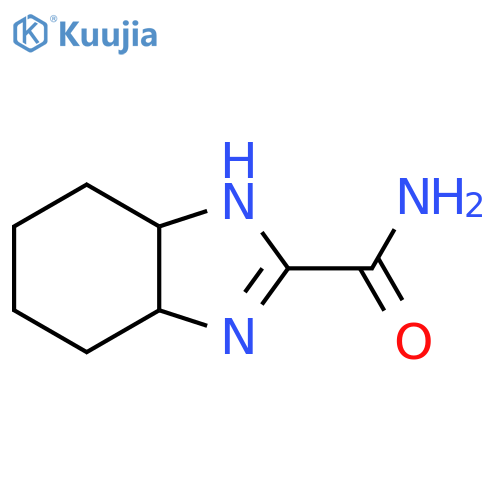 1H-Benzimidazole-2-carboxamide, 3a,4,5,6,7,7a-hexahydro- structure