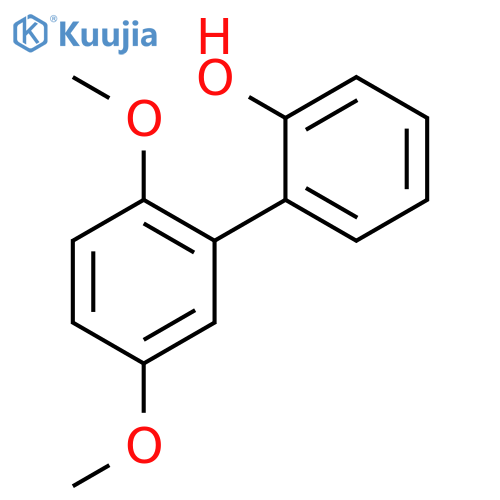 [1,1'-Biphenyl]-2-ol, 2',5'-dimethoxy- structure