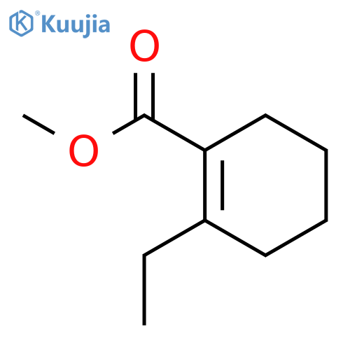 1-Cyclohexene-1-carboxylic acid, 2-ethyl-, methyl ester structure