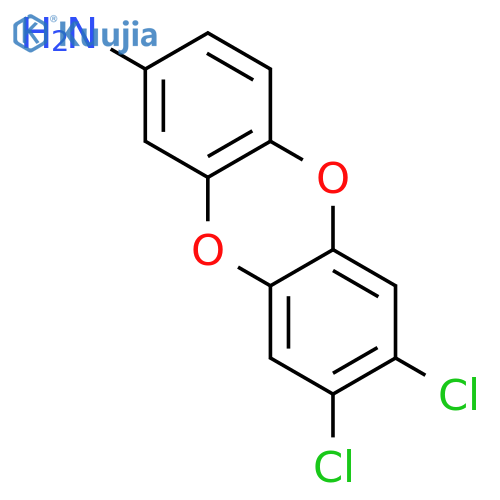 7,8-dichlorooxanthren-2-amine structure